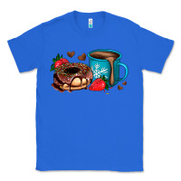True Royal donut coffee strawberry Classic Tee - AdoDesignShop