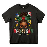 Asphalt registrar life afro messy bun Heavy Core Tee - texasbilliewilder