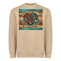 Nurse Leopard Heart Heavyweight Sweatshirt | Teevron