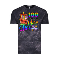 Cloud Black 100 days of cray cray Vintage Tee - Artiststas