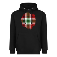 Christmas Tartan Patch Heavyweight Hoodie | Teevron