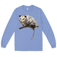 Colony Blue opossum Long Sleeve Tee - LillyAllenDesigns