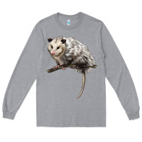 Heather Grey opossum Long Sleeve Tee - LillyAllenDesigns