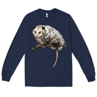 Navy opossum Long Sleeve Tee - LillyAllenDesigns