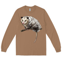 Toasted Coconut opossum Long Sleeve Tee - LillyAllenDesigns