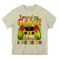 Mossy I paused my game celebrate Juneteenth Heavy Core Tee - texasbilliewilder