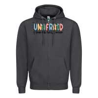 Smoke unafraid Zipper Hoodie - MaliasSmallBusiness