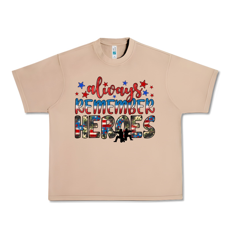 Always Remember Heroes Urban Heavy Tee by JahusDesignShop | Teevron