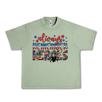 Oil Green always remember heroes Urban Heavy Tee - JahusDesignShop