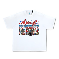 White always remember heroes Urban Heavy Tee - JahusDesignShop