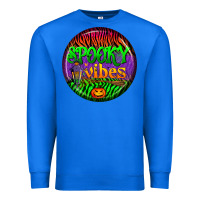 True Royal halloween round earrings 2 Premium Sweatshirt - BundleAndBundleShop