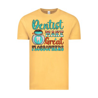 Vintage Mustard dentist make great flossophers Vintage Tee - JahusDesignShop