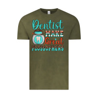 Vintage Olive dentist make great flossophers Vintage Tee - JahusDesignShop