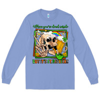 Colony Blue when you're dead inside but it's st patricks Long Sleeve Tee - Jasminsmagicworld