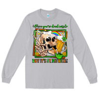 Moon Dust when you're dead inside but it's st patricks Long Sleeve Tee - Jasminsmagicworld