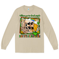 Mushroom when you're dead inside but it's st patricks Long Sleeve Tee - Jasminsmagicworld