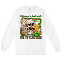 White when you're dead inside but it's st patricks Long Sleeve Tee - Jasminsmagicworld