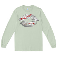 Matcha baseball lips Long Sleeve Tee - AdoDesignShop