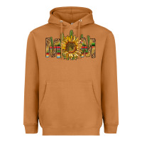 Meerkat Western Mom With Sunflower Heavyweight Hoodie - BundleAndBundleShop