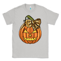 Moon Dust Leopard Ribbon Halloween Pumkin Classic Tee - JahusDesignShop