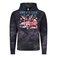 Cloud Black Happy Easter truck Vintage Hoodie - OliviaCreatesArt