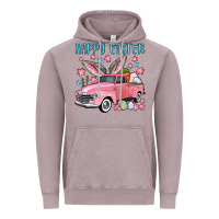 Vintage Zinc Happy Easter truck Vintage Hoodie - OliviaCreatesArt