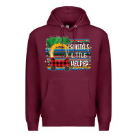 Burgundy santa little helper Premium Hoodie - Bettercallsaul