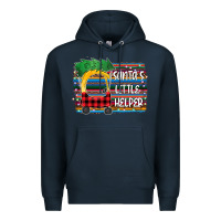 Navy santa little helper Premium Hoodie - Bettercallsaul