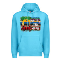 Ocean Blue santa little helper Premium Hoodie - Bettercallsaul