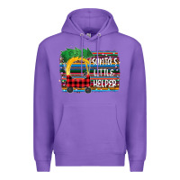 Purple santa little helper Premium Hoodie - Bettercallsaul
