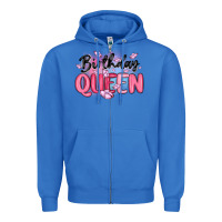 True Royal birthday queen Zipper Hoodie - MaliasSmallBusiness