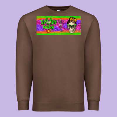 Spooky Mama 15 Oz Mug Premium Sweatshirt Designed By Bundleandbundleshop