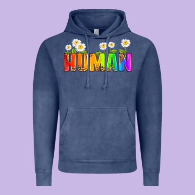 Human Vintage Hoodie Designed By Hra Design Shop