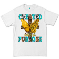 White created with a purpose Premium Tee - texasbilliewilder