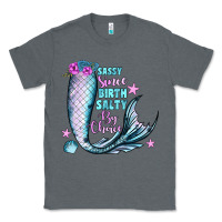 Charcoal Heather sassy since birth salty by choice Classic Tee - JahusDesignShop