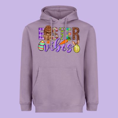 Easter Vibes Heavyweight Hoodie Designed By Bundleandbundleshop
