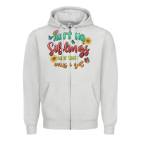 Dove Grey aint no siblings like that ones i got Zipper Hoodie - MaliasSmallBusiness