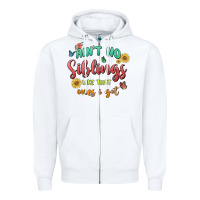 White aint no siblings like that ones i got Zipper Hoodie - MaliasSmallBusiness
