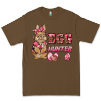 Cacao easter pink camouflage egg hunter  bunny Premium Tee - BarkalooDesign