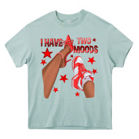 Arona Bright Red I Have Two Moods Afro Girl Sneakers Heavy Core Tee - texasbilliewilder