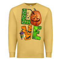 Antique Gold love halloween Premium Sweatshirt - BundleAndBundleShop