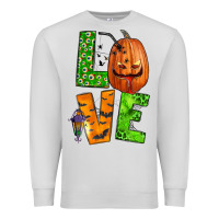 Dove Grey love halloween Premium Sweatshirt - BundleAndBundleShop