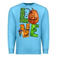Ocean Blue love halloween Premium Sweatshirt - BundleAndBundleShop