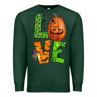 Sports Green love halloween Premium Sweatshirt - BundleAndBundleShop