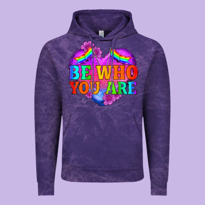 Be Who You Are Vintage Hoodie Designed By Hra Design Shop