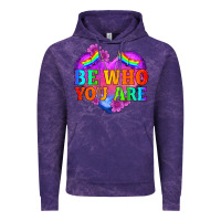 Cloud Purple be who you are Vintage Hoodie - HRA Design Shop