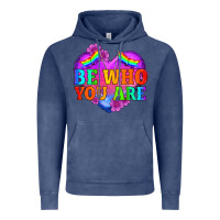 Vintage Denim be who you are Vintage Hoodie - HRA Design Shop