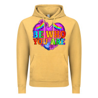 Vintage Mustard be who you are Vintage Hoodie - HRA Design Shop