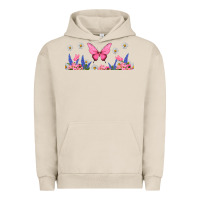 Pigment French Oak butterflies and flowers Urban Hoodie - TumblerDesignByShophia