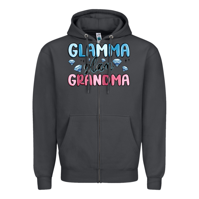 Glamma Glam Grandma Zipper Hoodie by MaliasSmallBusiness | Teevron
